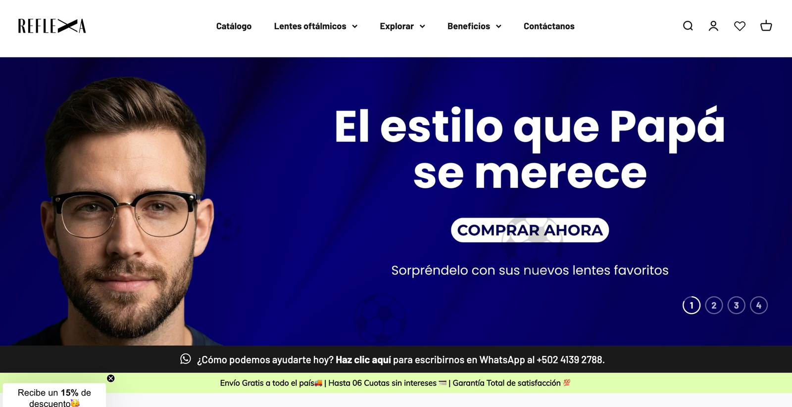 Reflexa - Ecommerce de Anteojos